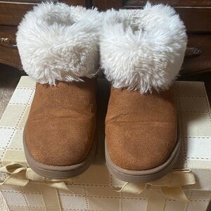 SO Cozy Brown Faux Fur Boots